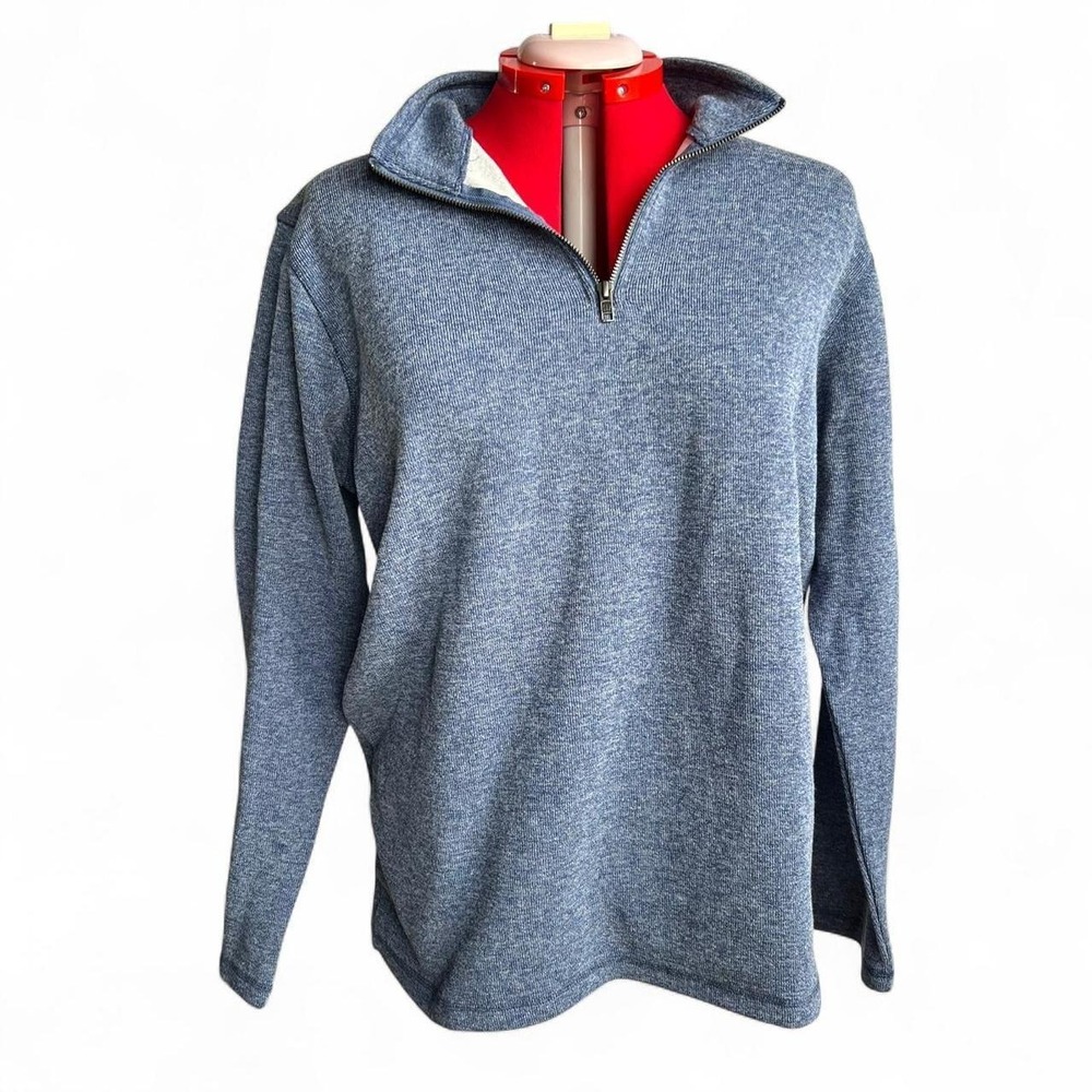 Gap Blue Quarter Zip Pullover Sweater Size Extra Large